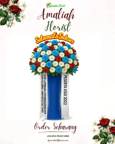 Standing Flower di Bandara Ahmad Yani Semarang